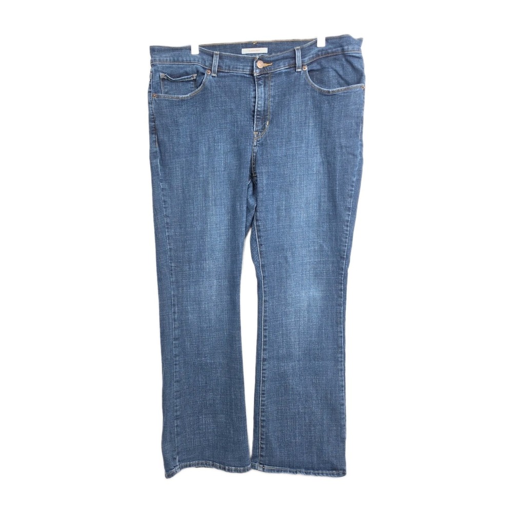 Levi's Classic Boot Cut Jeans Women's Size 16S 33x30 Dark Wash Blue
